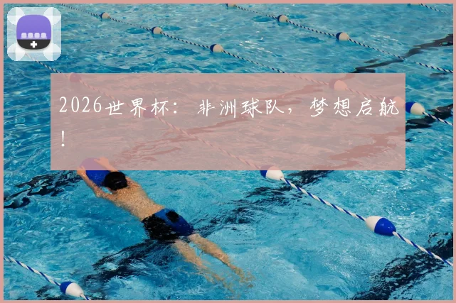 2026世界杯：非洲球队，梦想启航！
